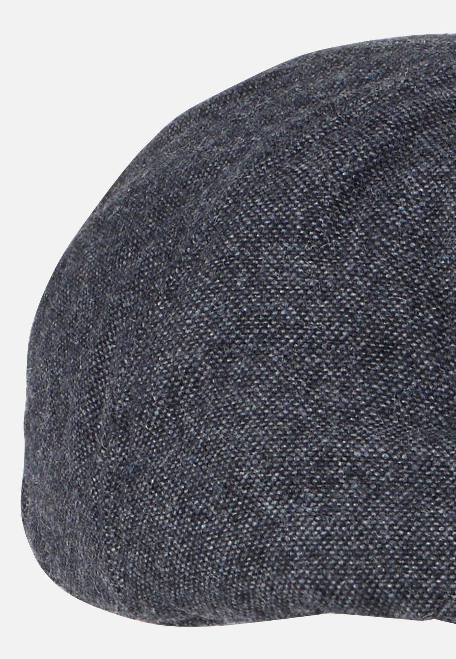 Men Flat cap made of wool mix Dark gray front close