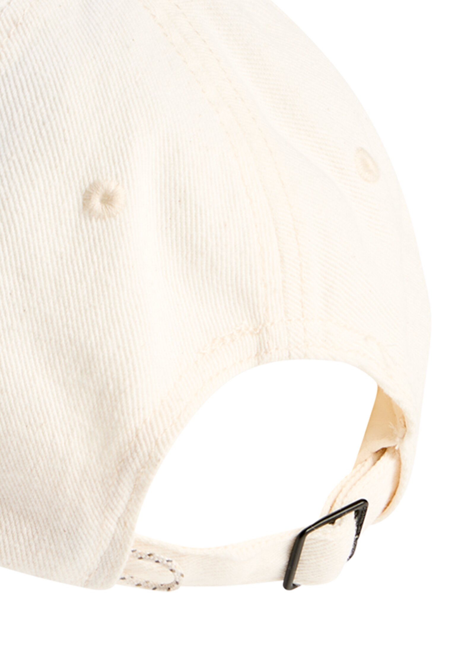 Women Cap with reflective details Milk White close back