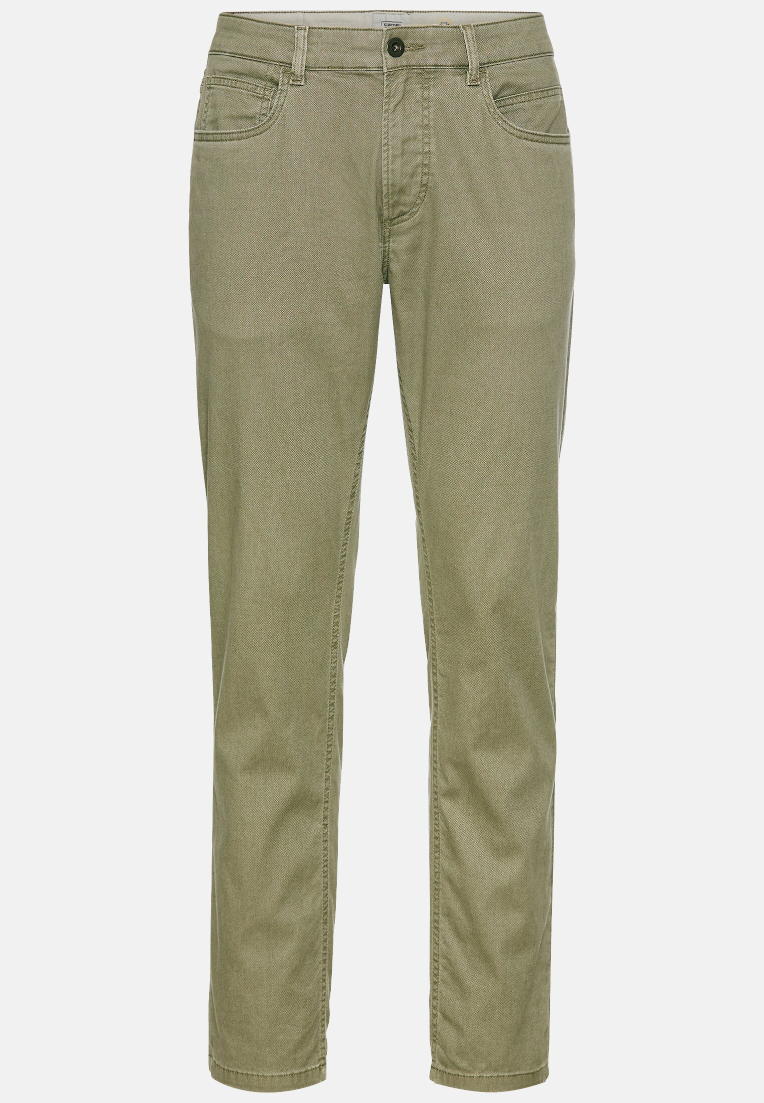 Men Regular Fit 5-pocket trousers Green frontal front