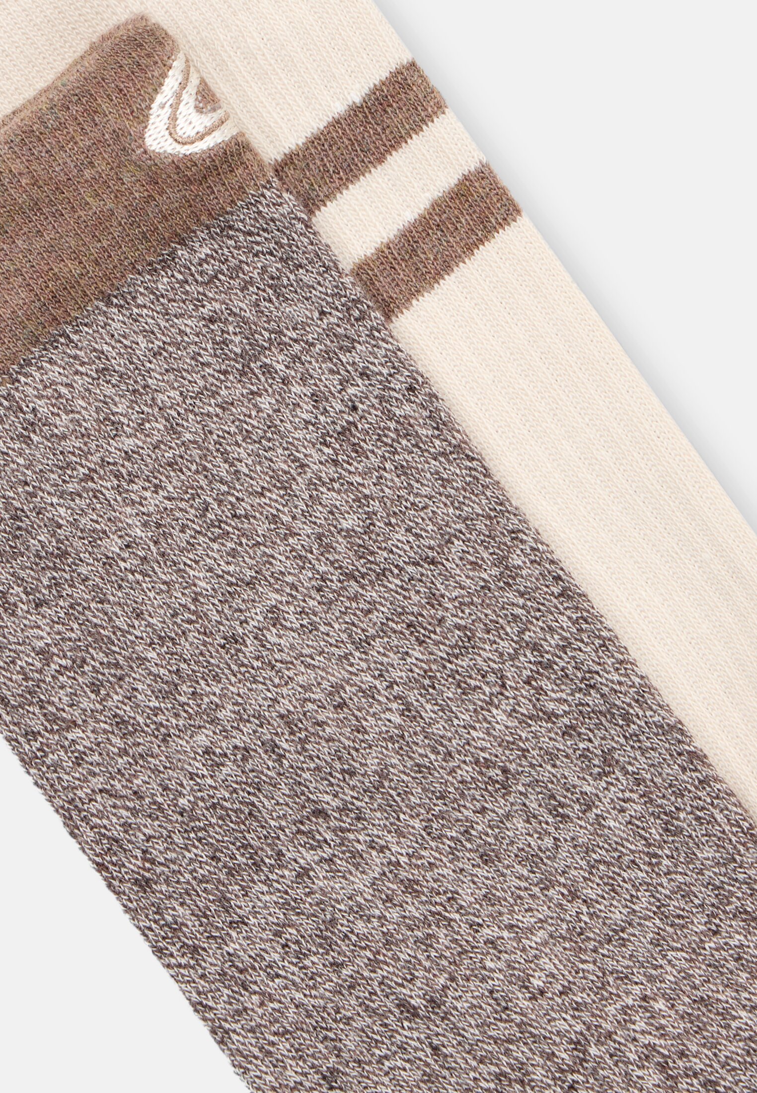 Men Pack of two pairs of socks Olive Brown frontal back