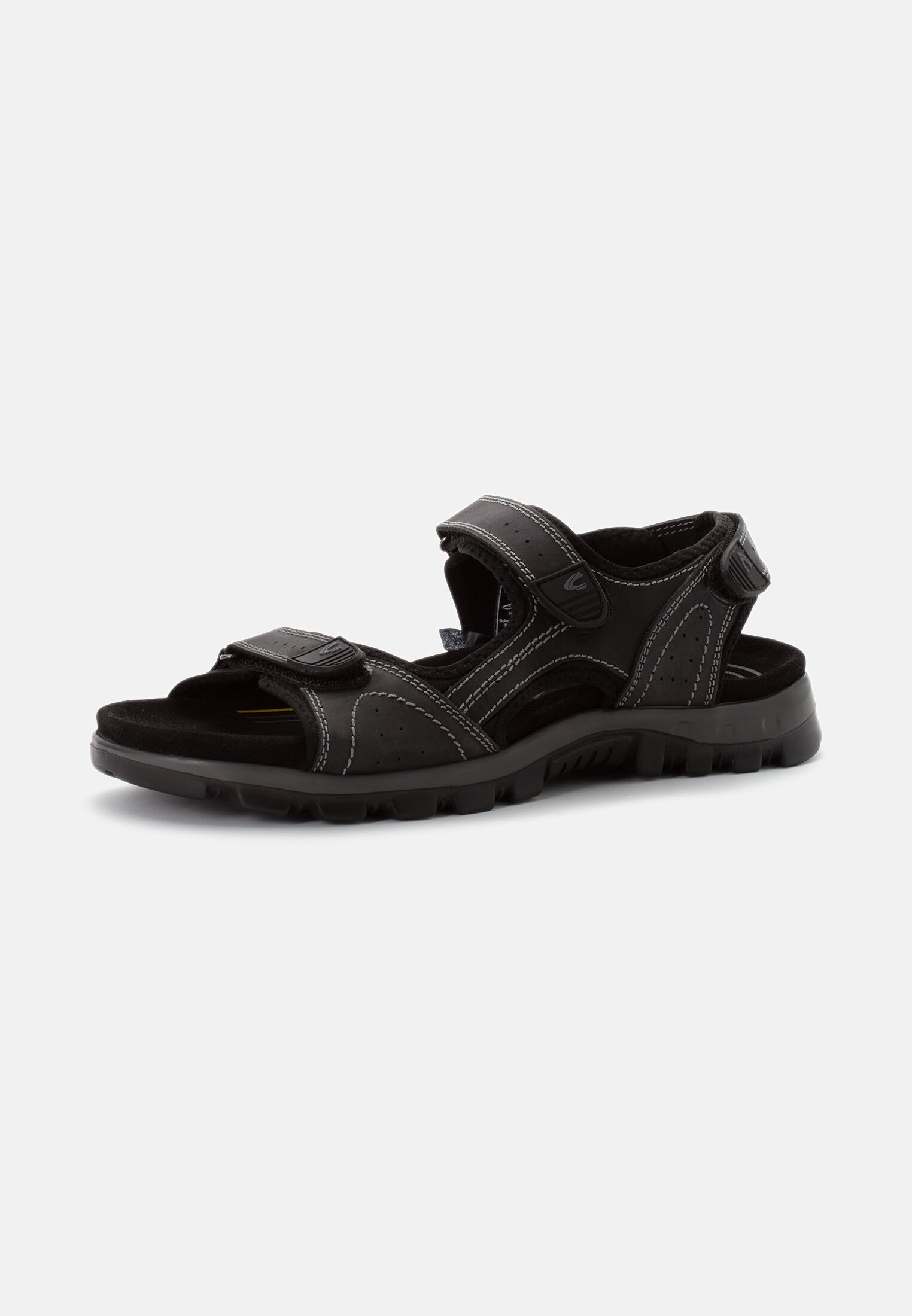 MI_56TWA01-0180-100_2G-00 Men Sandals made of perforated leather Black frontal back