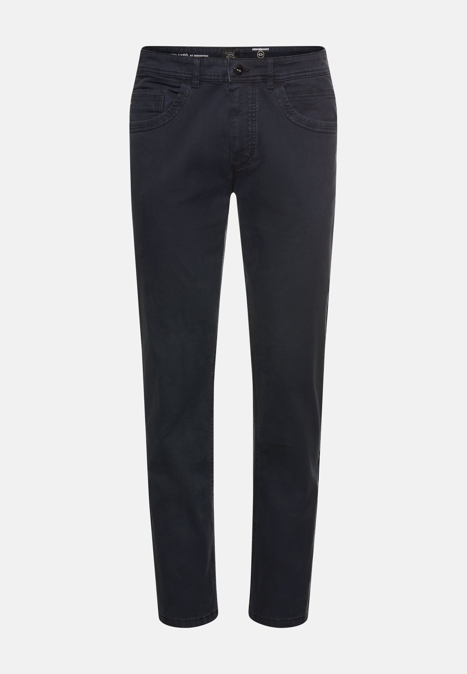 Heren Broek met 5-pocket-design Donkerblauw frontaal voor