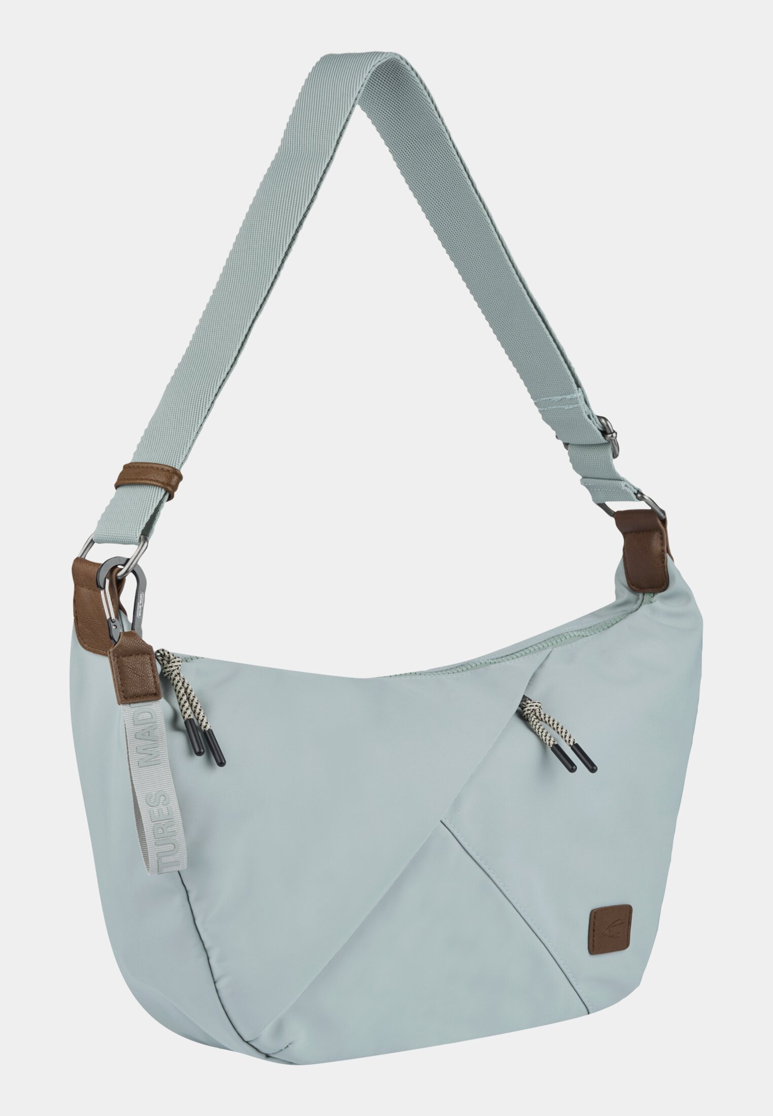 Vrouwen AURUM Schoudertas met verstelbare schouderriem Lichtblauw frontaal voor