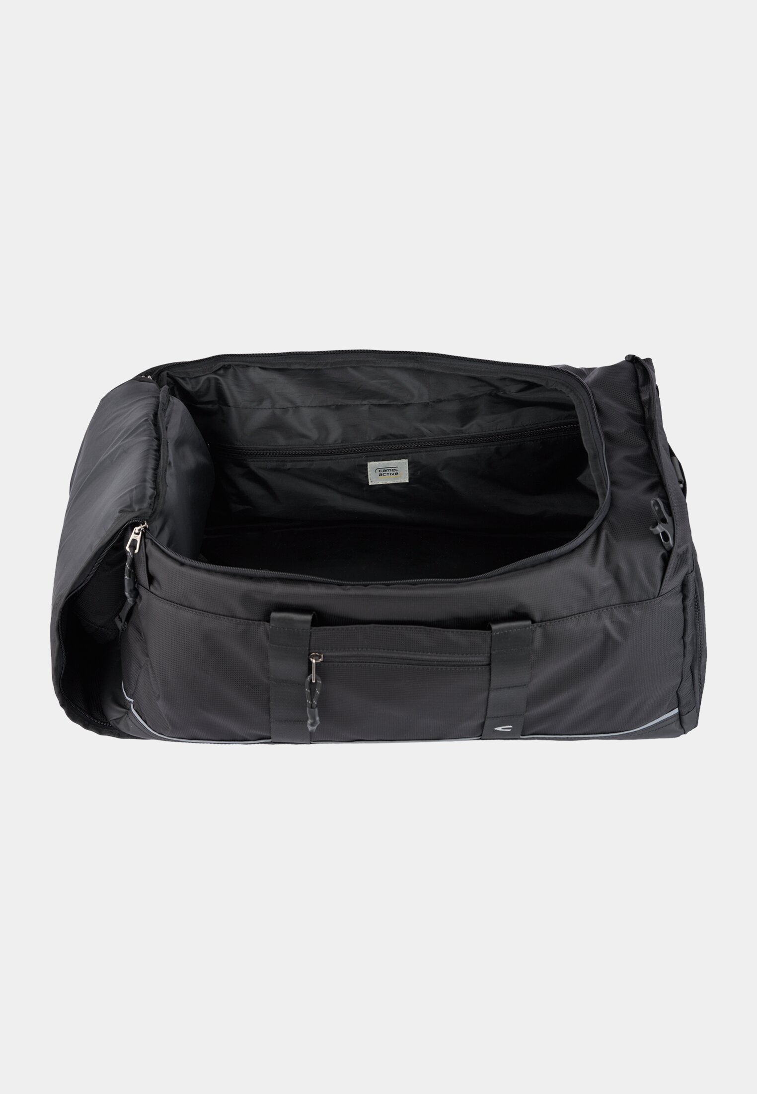 Men CONNECT weekender with separate shoe compartment Black front close