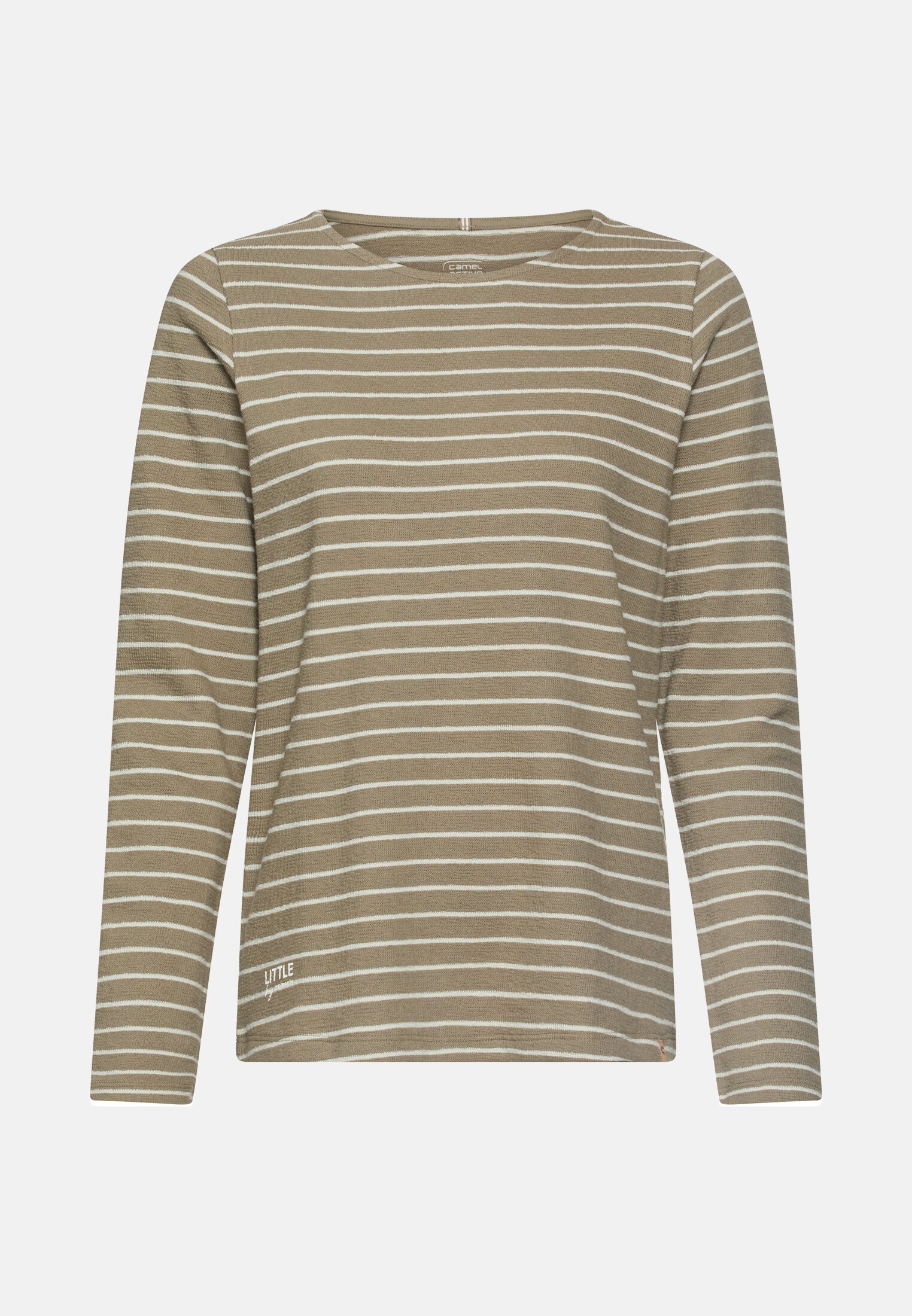 Damen Jerseyshirt aus 100% Baumwolle Salbei frontal vorn