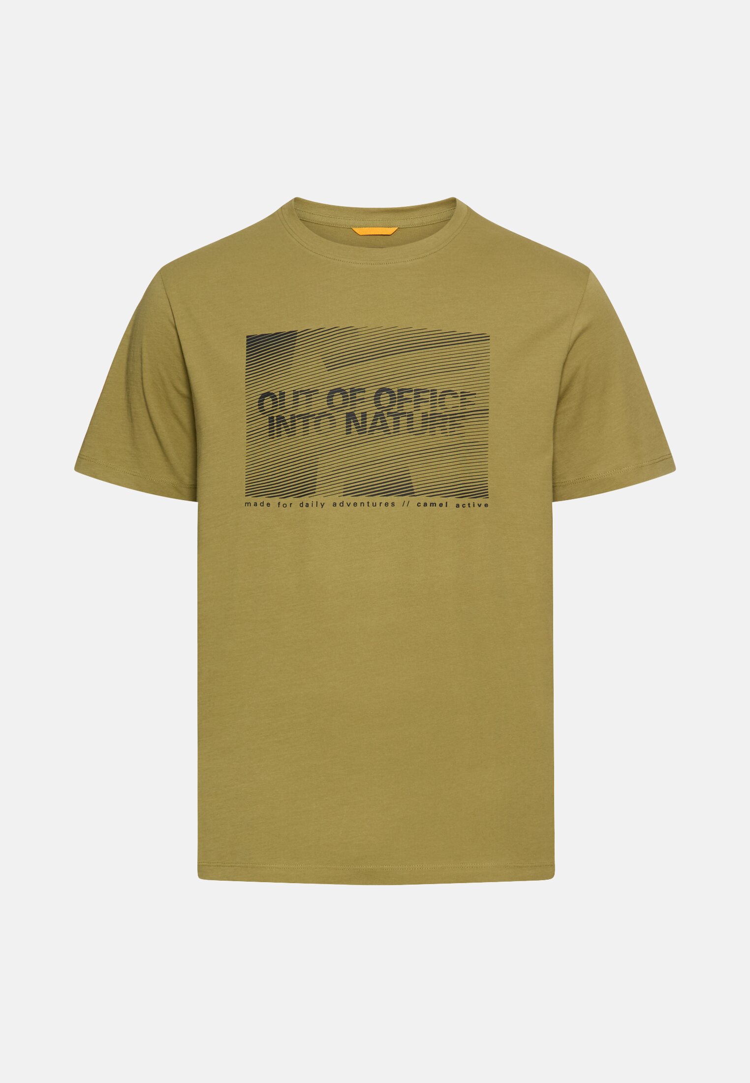 Herren T-Shirt mit Rundhalsausschnitt Moosstein frontal vorn