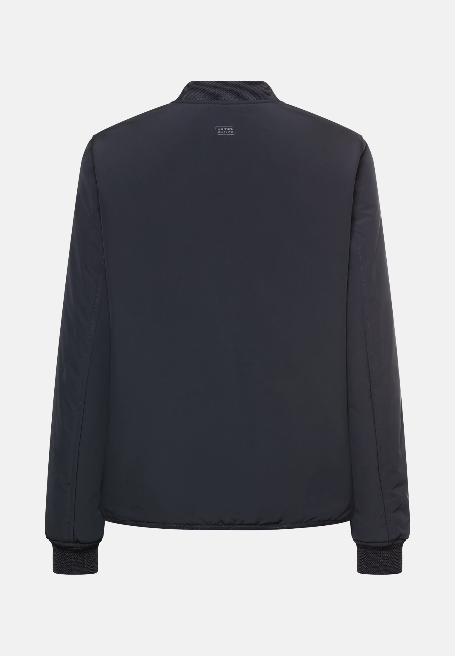 Damen Jacke mit 2-Wege-Reißverschluss Navyblau frontal hinten