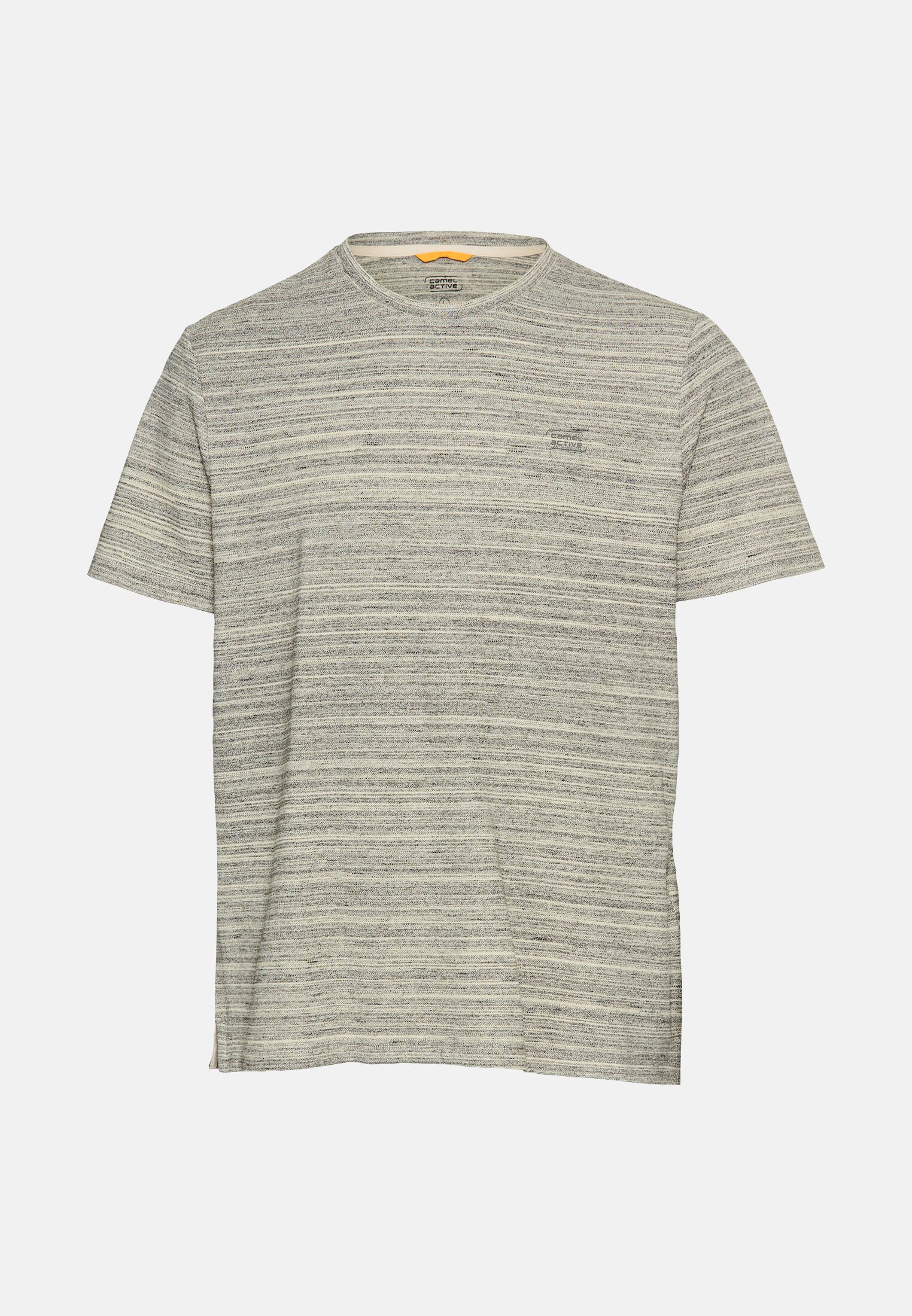 camelactive_T-Shirt_Beige_409700-6T34-11_0G-00 Heren T-shirt met verkoelende werking Haver frontaal voor