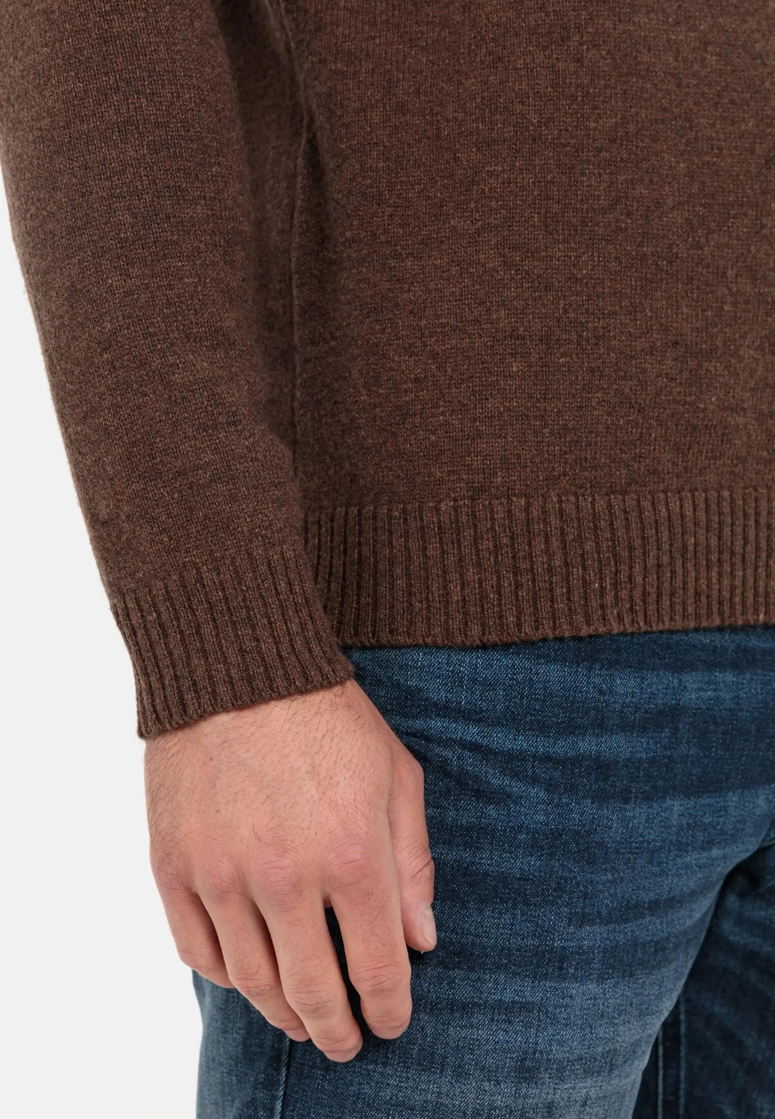 Feinstrickpullover für Herren in Braun | S | camel active