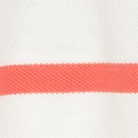 Women Piqué polo dress made from certified organic cotton Red-Orange
