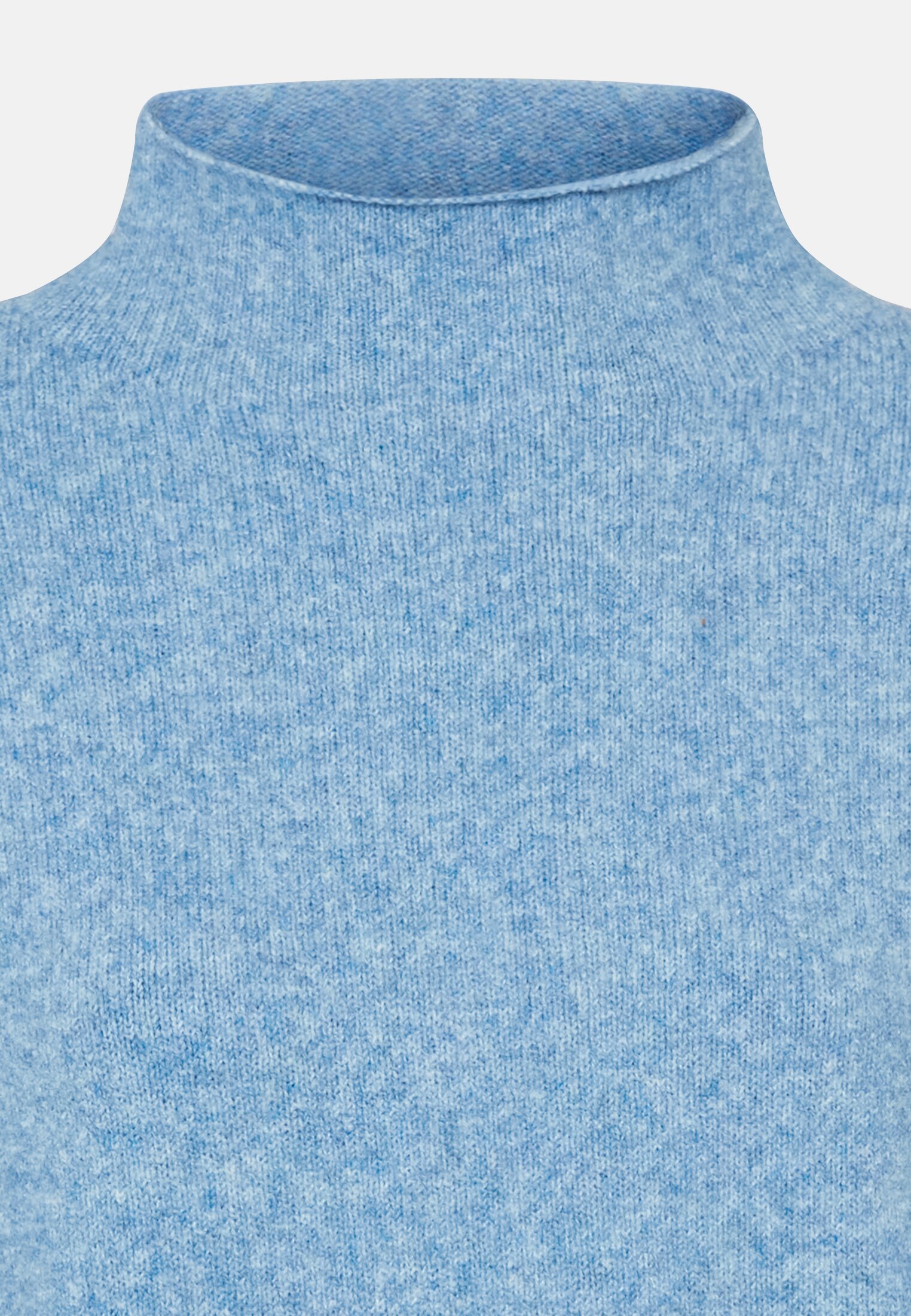 Women Turtleneck sweater made from a wool blend Light Blue