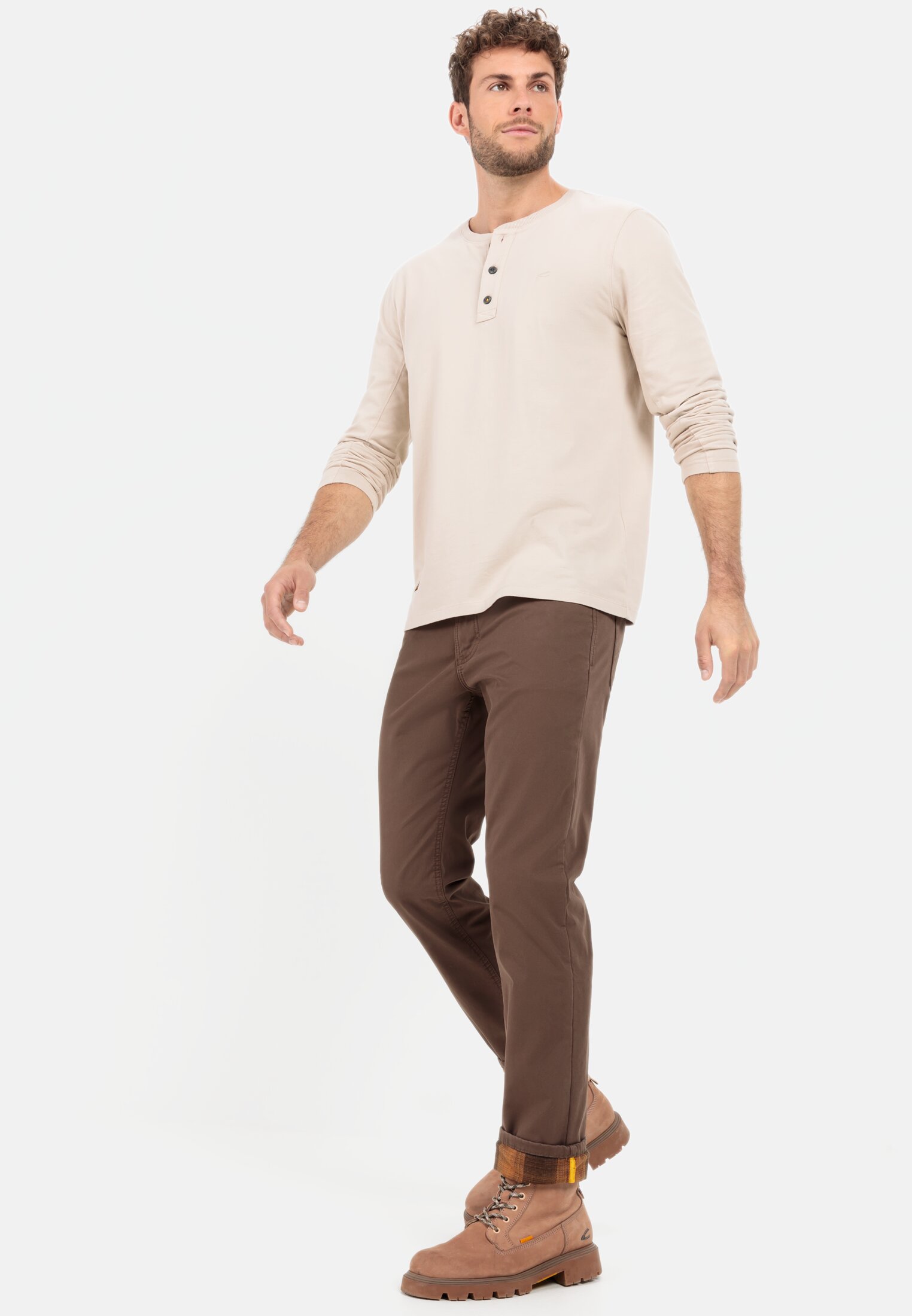 Regular Fit für Herren in Khaki | 33/30 | camel active