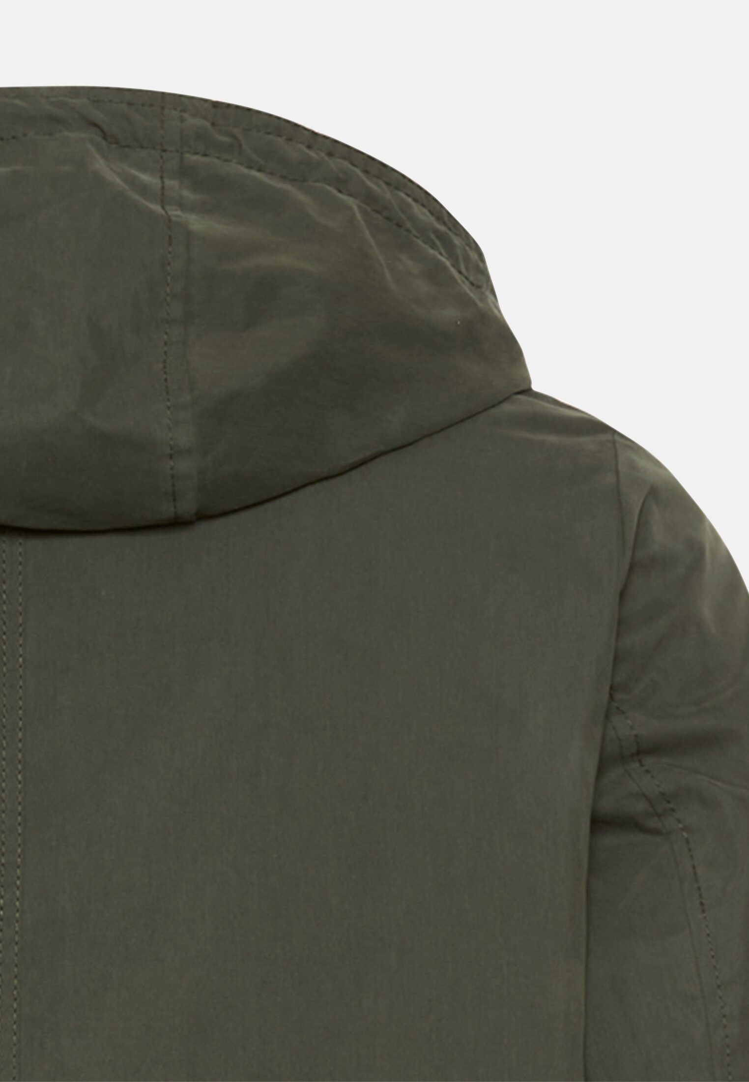 Women 2-in-1 parka with removable inner lining Forest Green close back