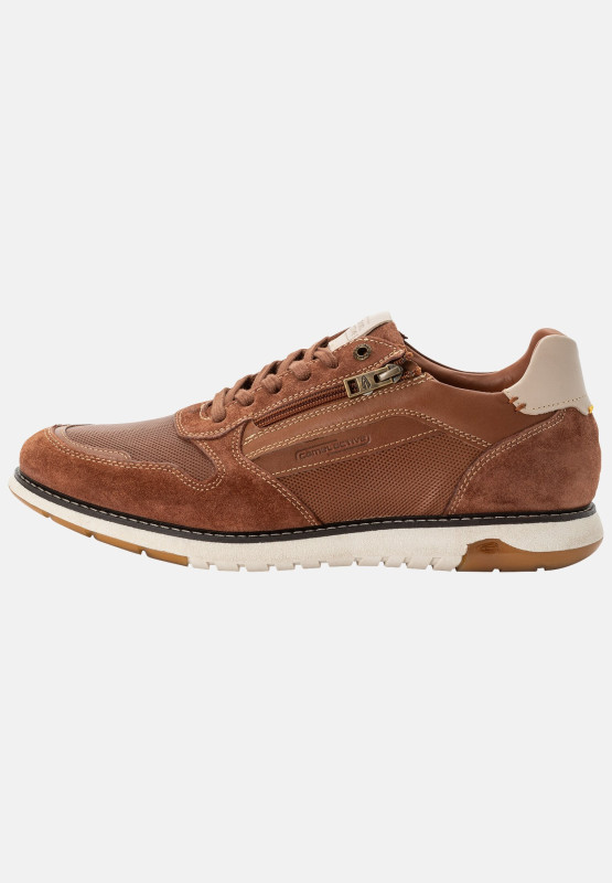 Camel Active Scarpa Bassi In Pelle Uomo - Fodera In Tessuto, Plantare Intercambiabile, Suola Leggera, Colore Normale, Chiusura Con Lacci - 2