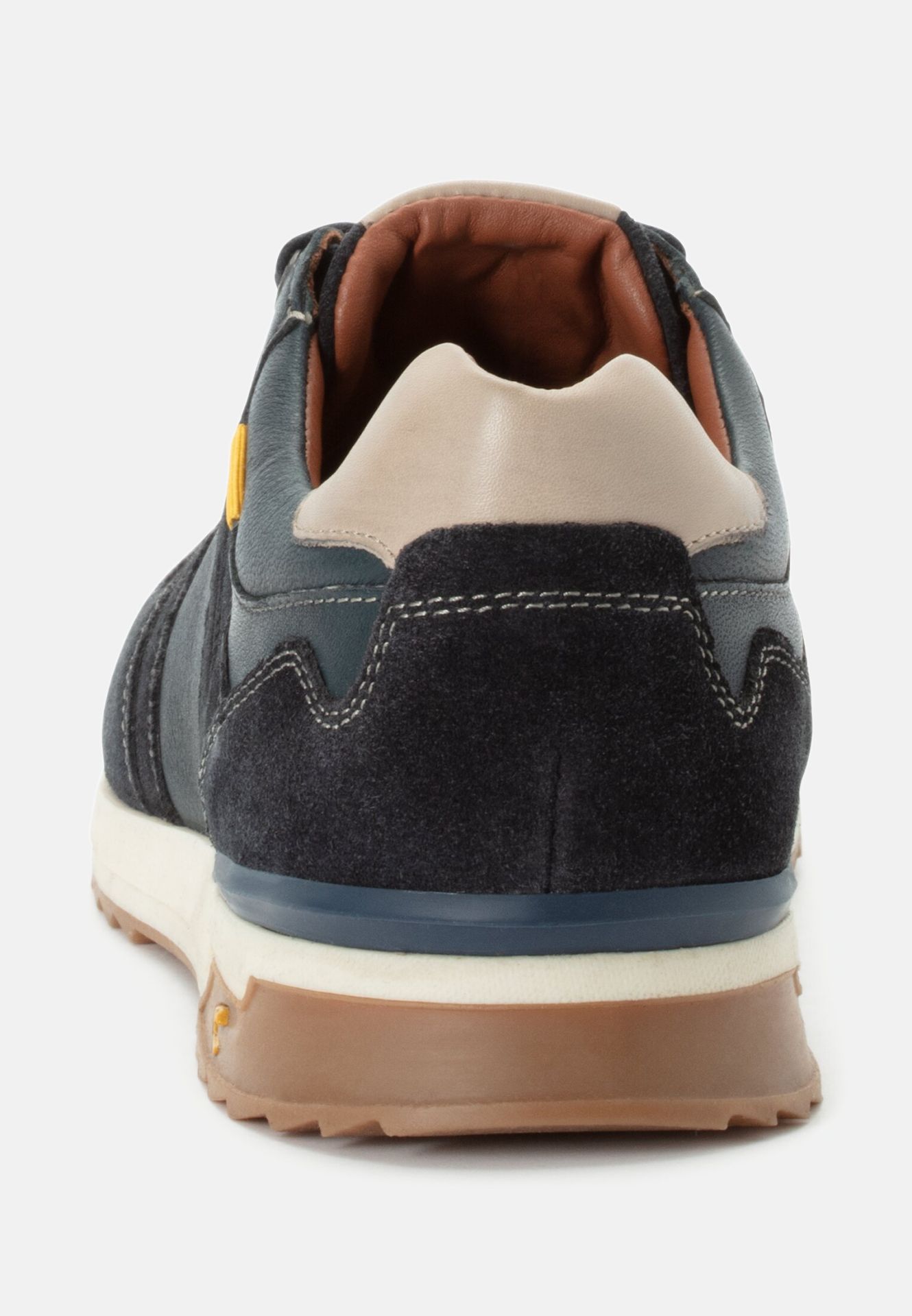 Budapester Schnürschuhe Für Jungen – Leder-Obermaterial, Gefüttert, Zweifarbig (Hellbraun/Marine), Größen 45-48, Absatz 2 Cm