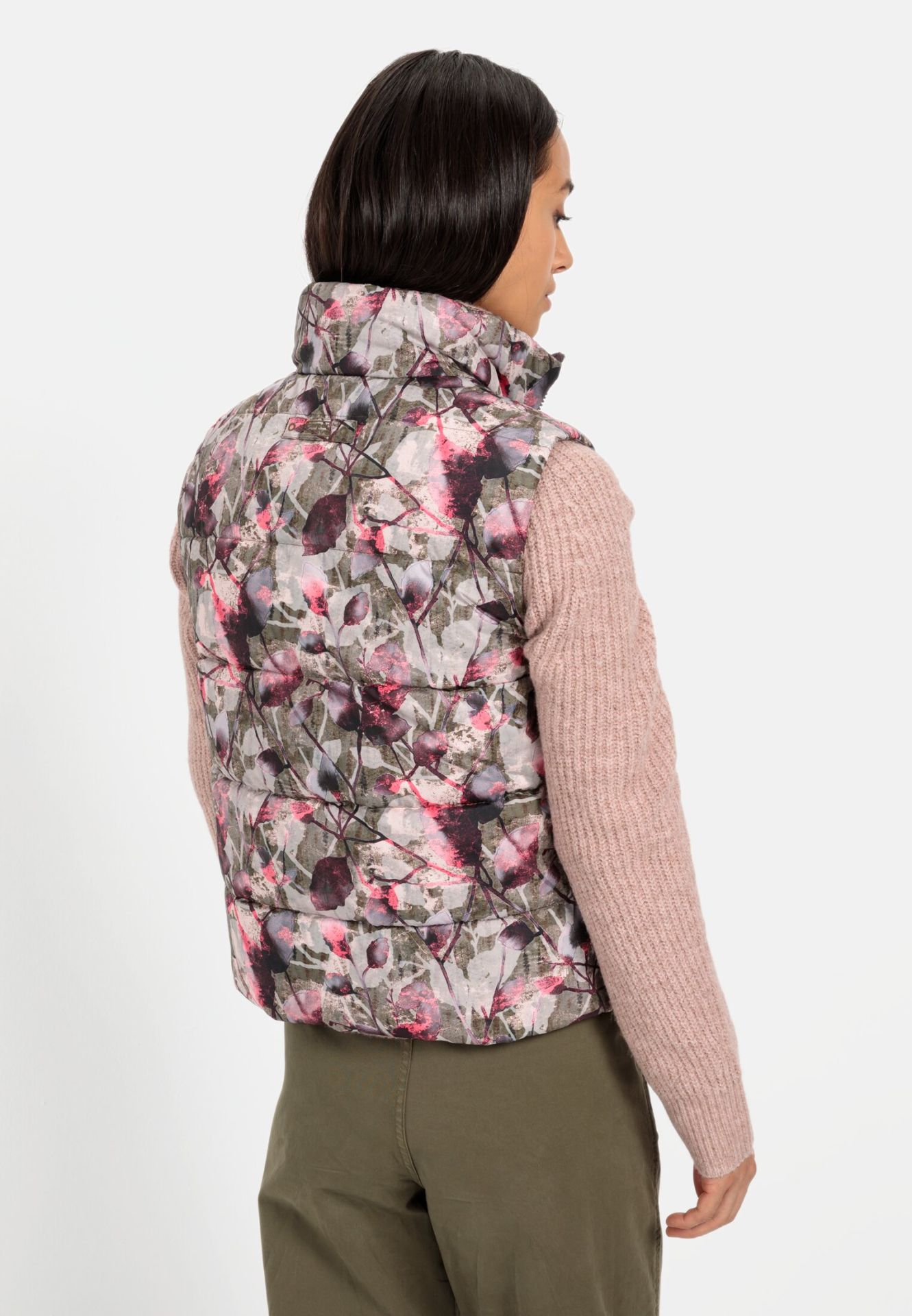 Outdoor vest for Women in grey camel active