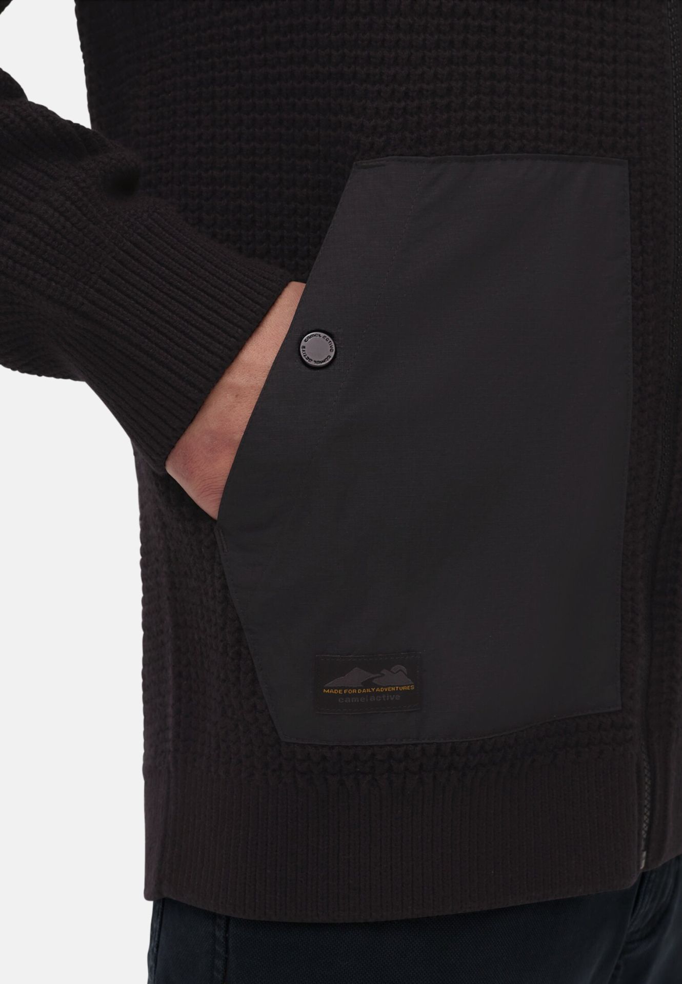 Camel Active Herren-Strickjacke (2025) Zum Bestprei Produktbild-Vorschau 4