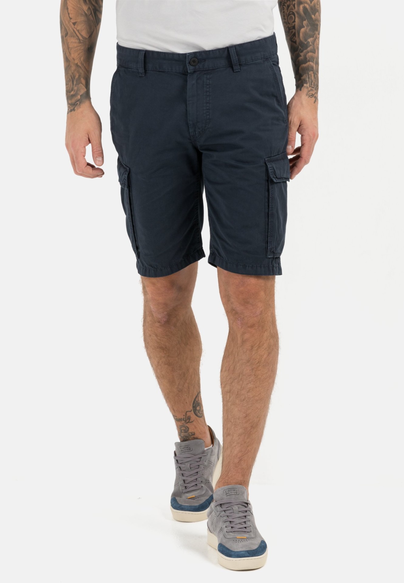 Cargo Shorts für Herren in Dunkelblau 46IN camel activ