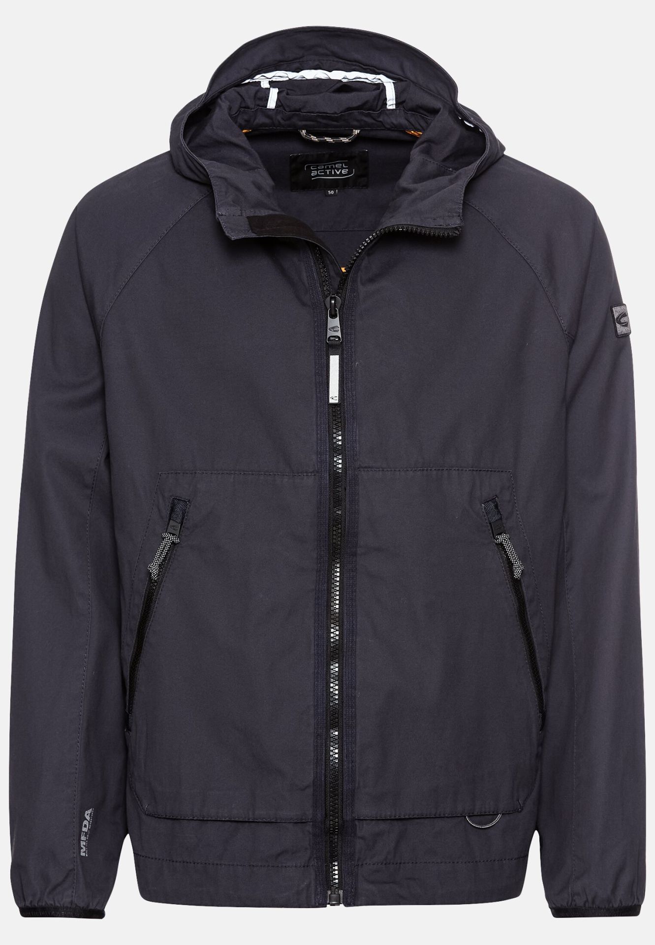 Camel Active Herren Blouson – Mit Kapuze, Mehreren Taschen & Markenlogo, Urbaner Outdoor-Style